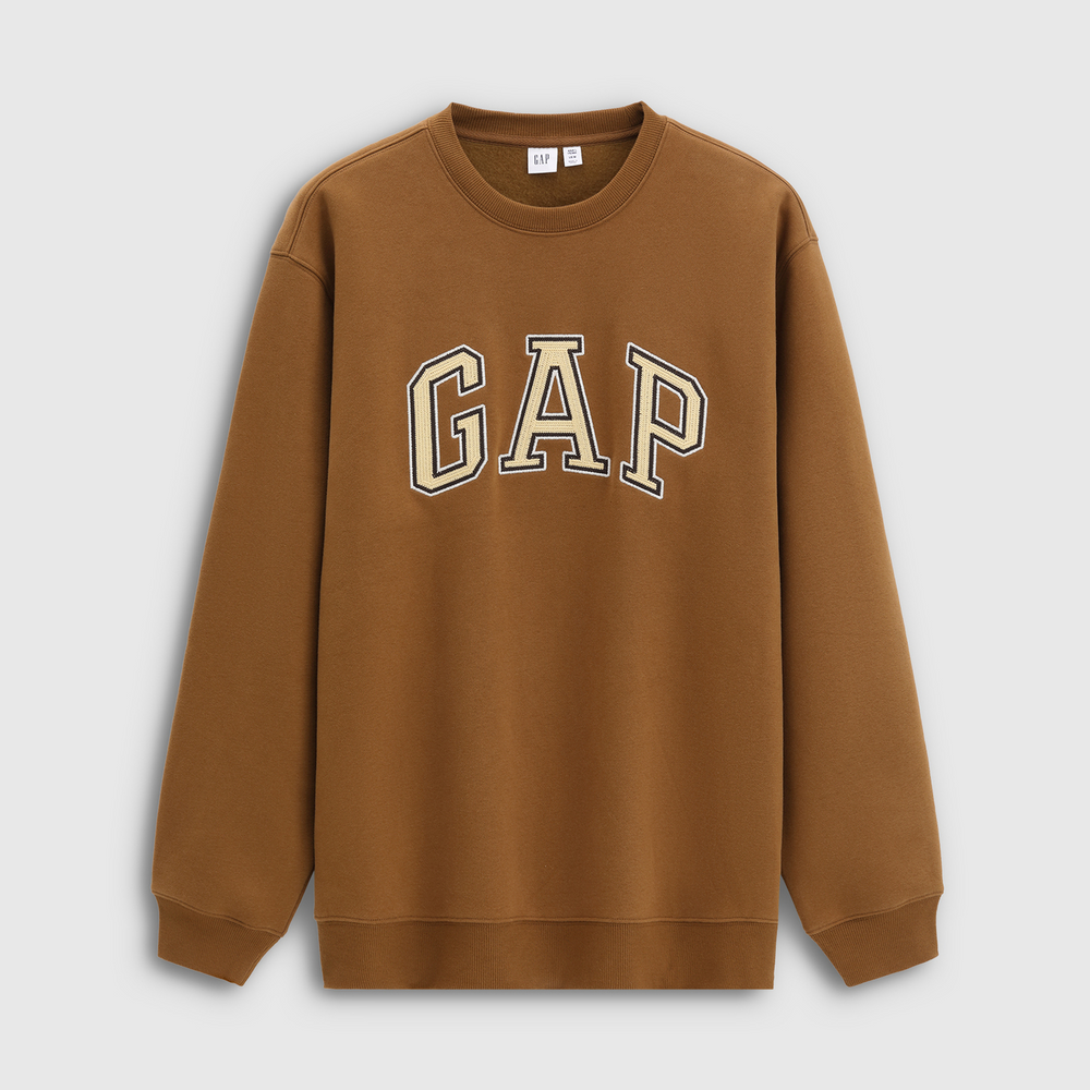 Cheng Yi endorses Gap men's and women's spring new heavyweight fleece loose round neck sweatshirt 787440