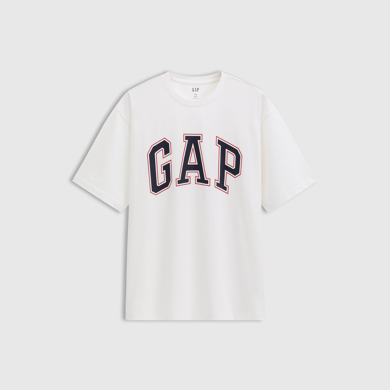 Cheng Yi endorses Gap men's and women's 2026 spring new classic pure cotton contrasting loose short sleeved T-shirt