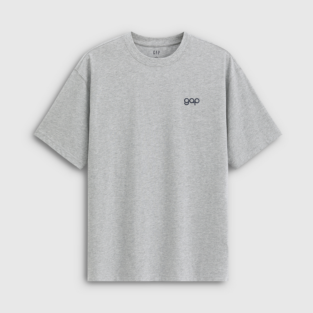Li Jiaqi live broadcast room Gap men's and women's small logos/women's wheat ear logo round neck T-shirt