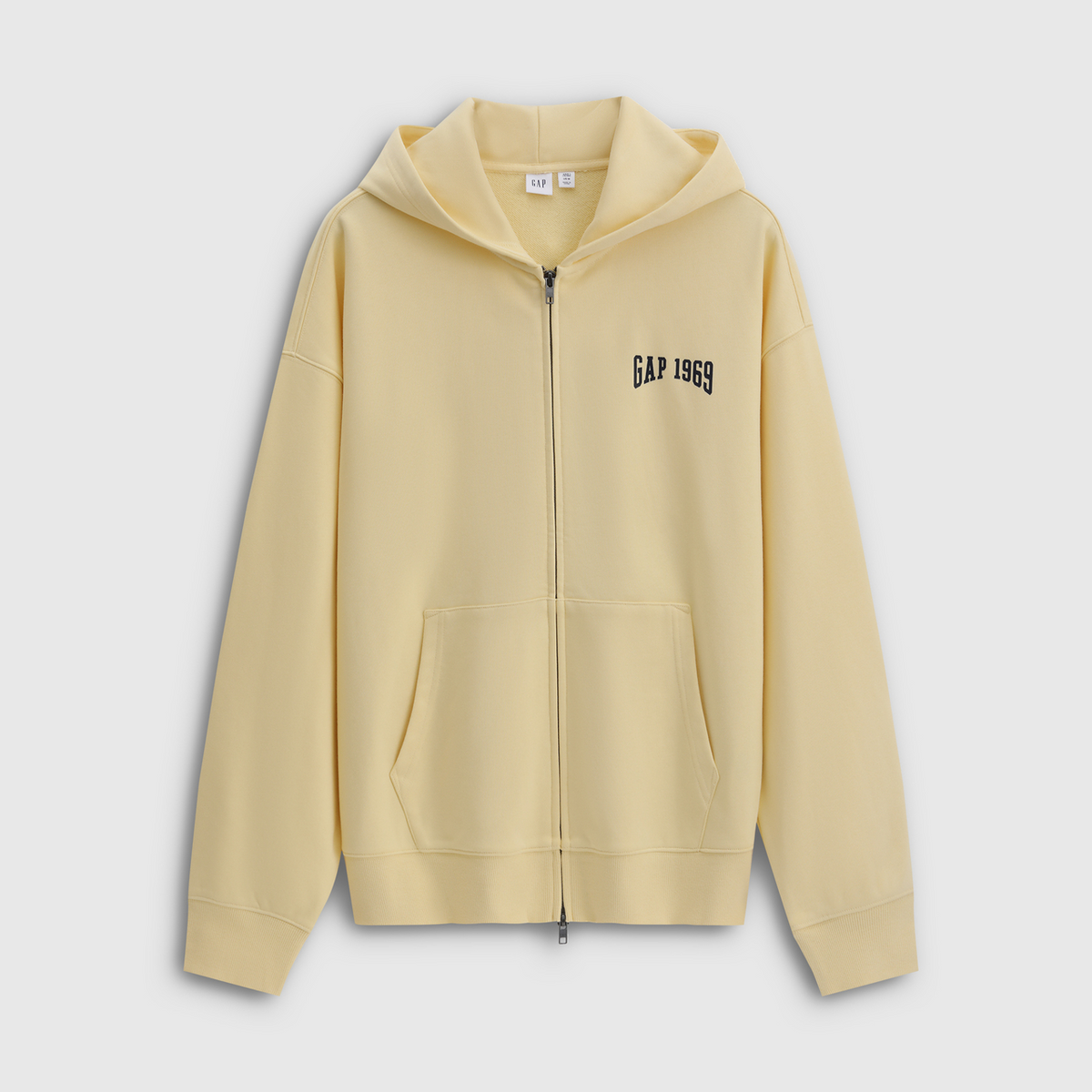Cheng Yi endorses Gap men's and women's clothing 2026 spring new printed logo zipper hooded sweatshirt 854689