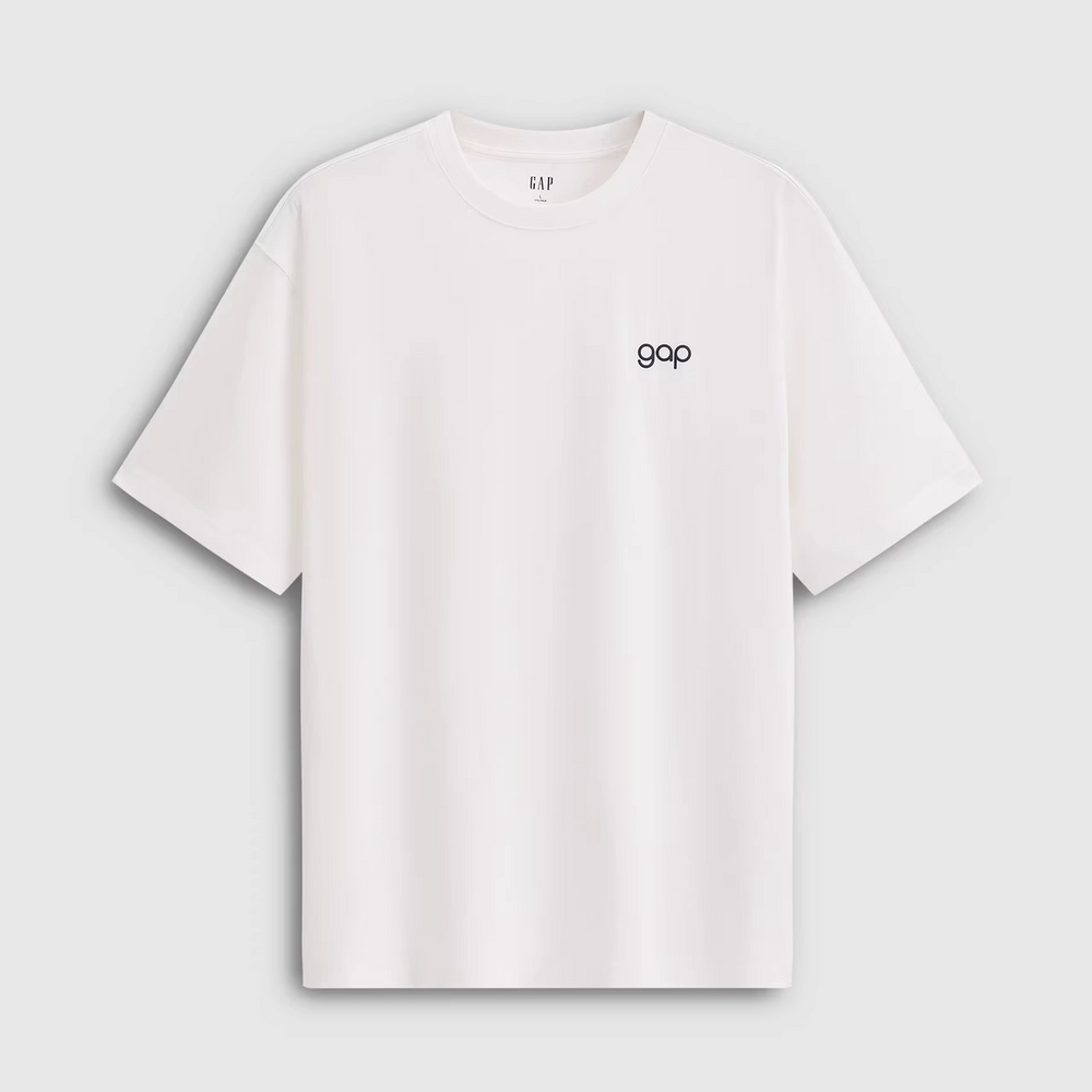 Cheng Yi endorses Gap men's and women's 2026 spring new classic pure cotton contrasting loose short sleeved T-shirt