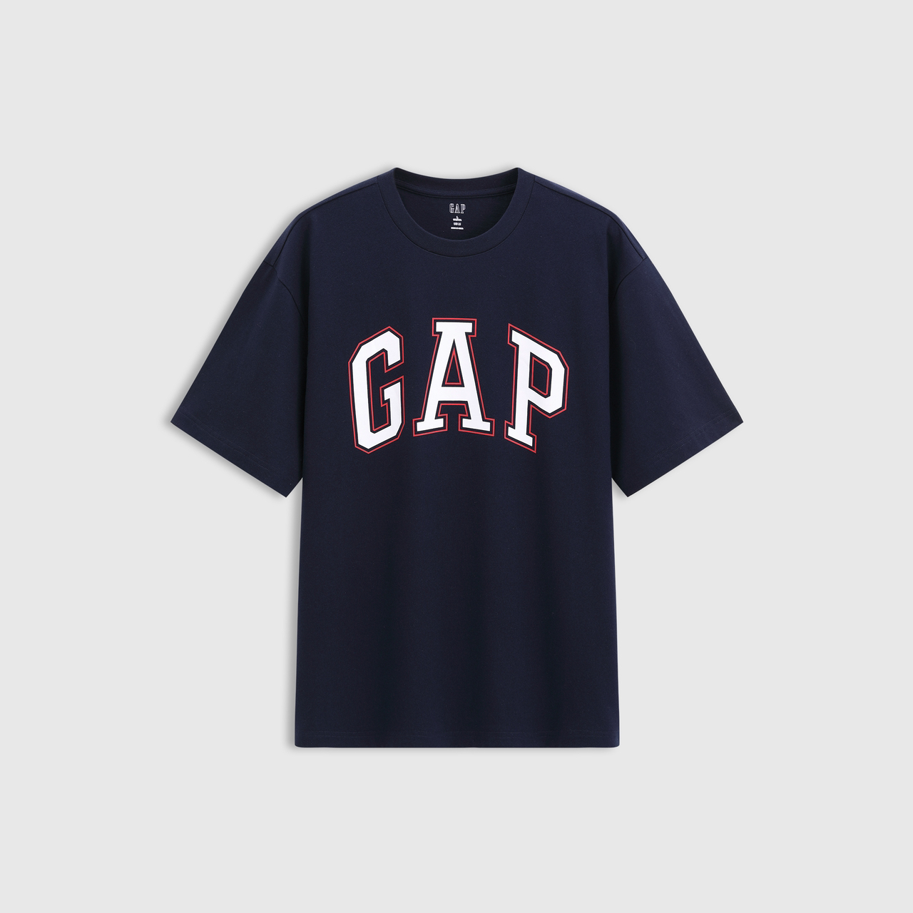 Cheng Yi endorses Gap men's and women's 2026 spring new classic pure cotton contrasting loose short sleeved T-shirt