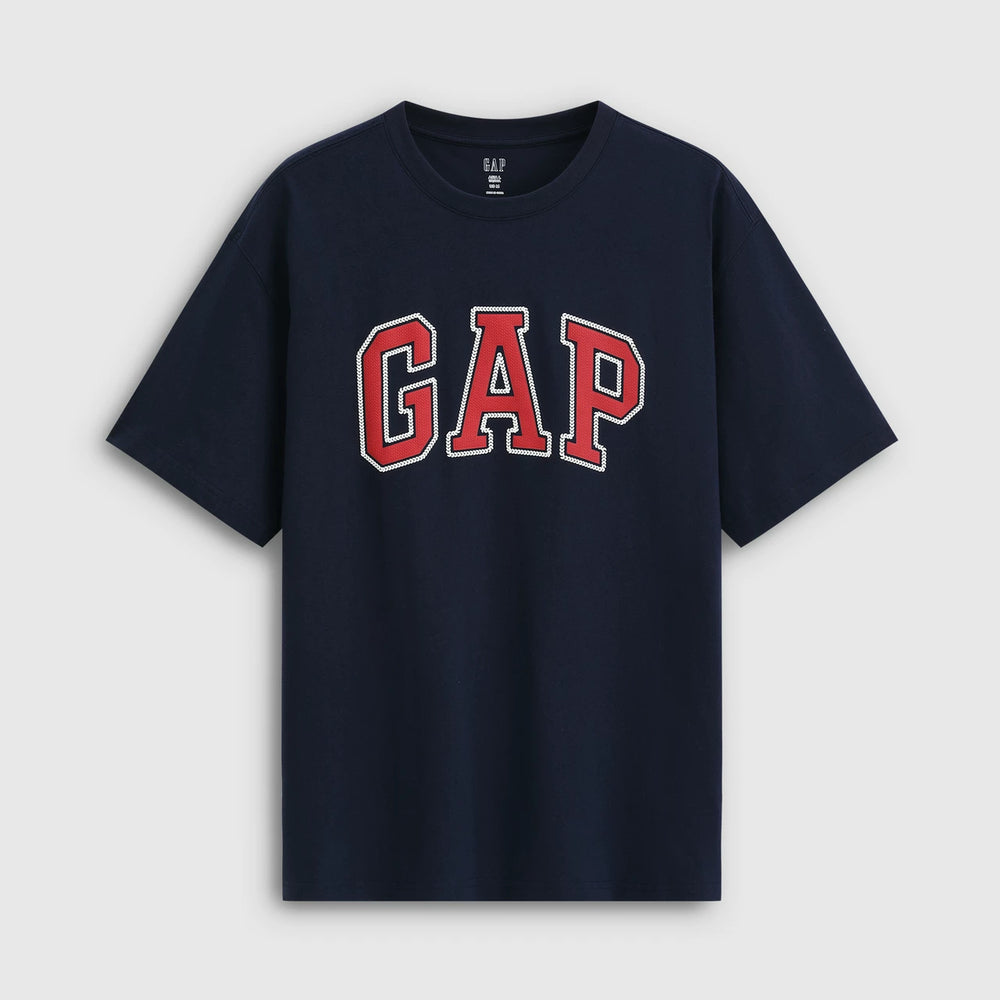 Cheng Yi endorses Gap men's and women's 2026 spring new classic pure cotton contrasting loose short sleeved T-shirt