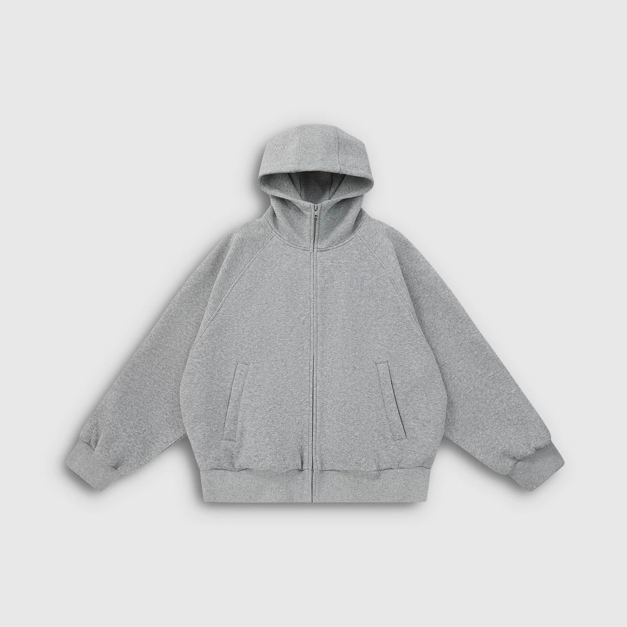 Cheng Yi endorses Gap men's and women's spring logo American zipper heavyweight silhouette hoodie 788501