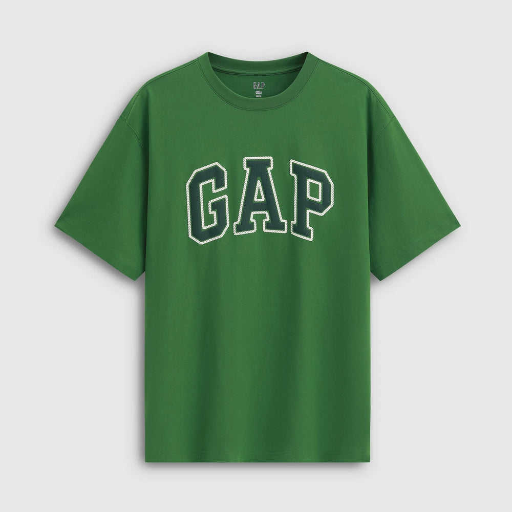 Cheng Yi endorses Gap men's and women's 2026 spring new classic pure cotton contrasting loose short sleeved T-shirt