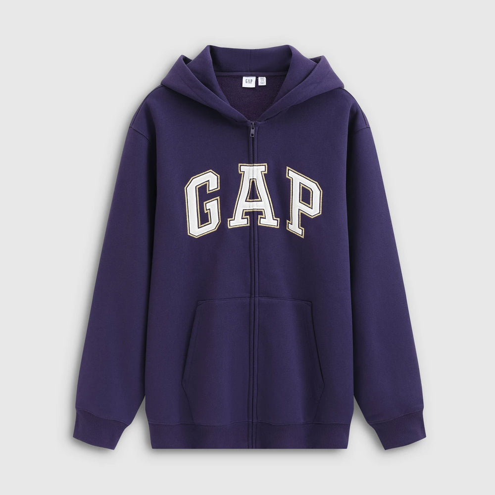 Cheng Yi endorses Gap Men's and Women's Spring Edition Logo Embroidered Logo Fleece Hoodie 786803