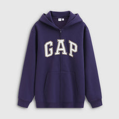Cheng Yi endorses Gap Men's and Women's Spring Edition Logo Embroidered Logo Fleece Hoodie 786803