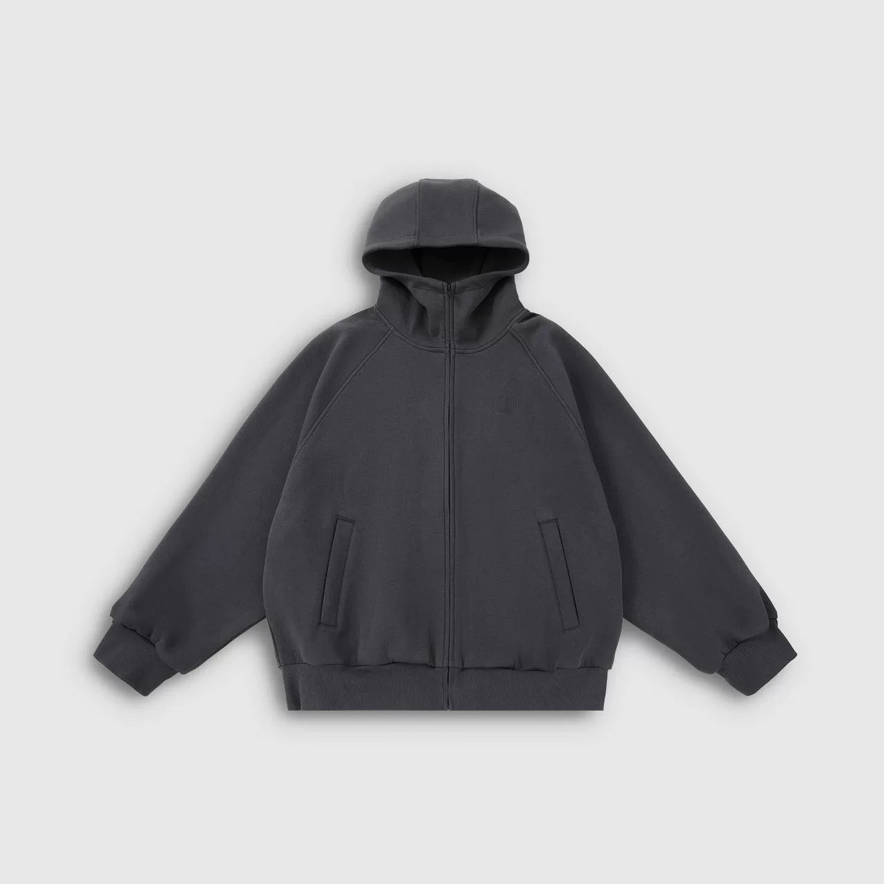 Cheng Yi endorses Gap men's and women's spring logo American zipper heavyweight silhouette hoodie 788501