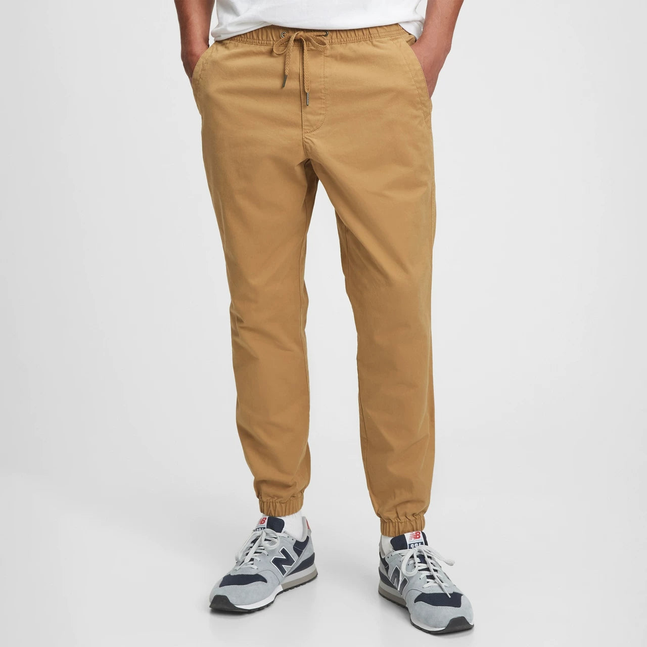 Gap men's twill cotton slim fit ankle pants US version mid waist casual pants new style