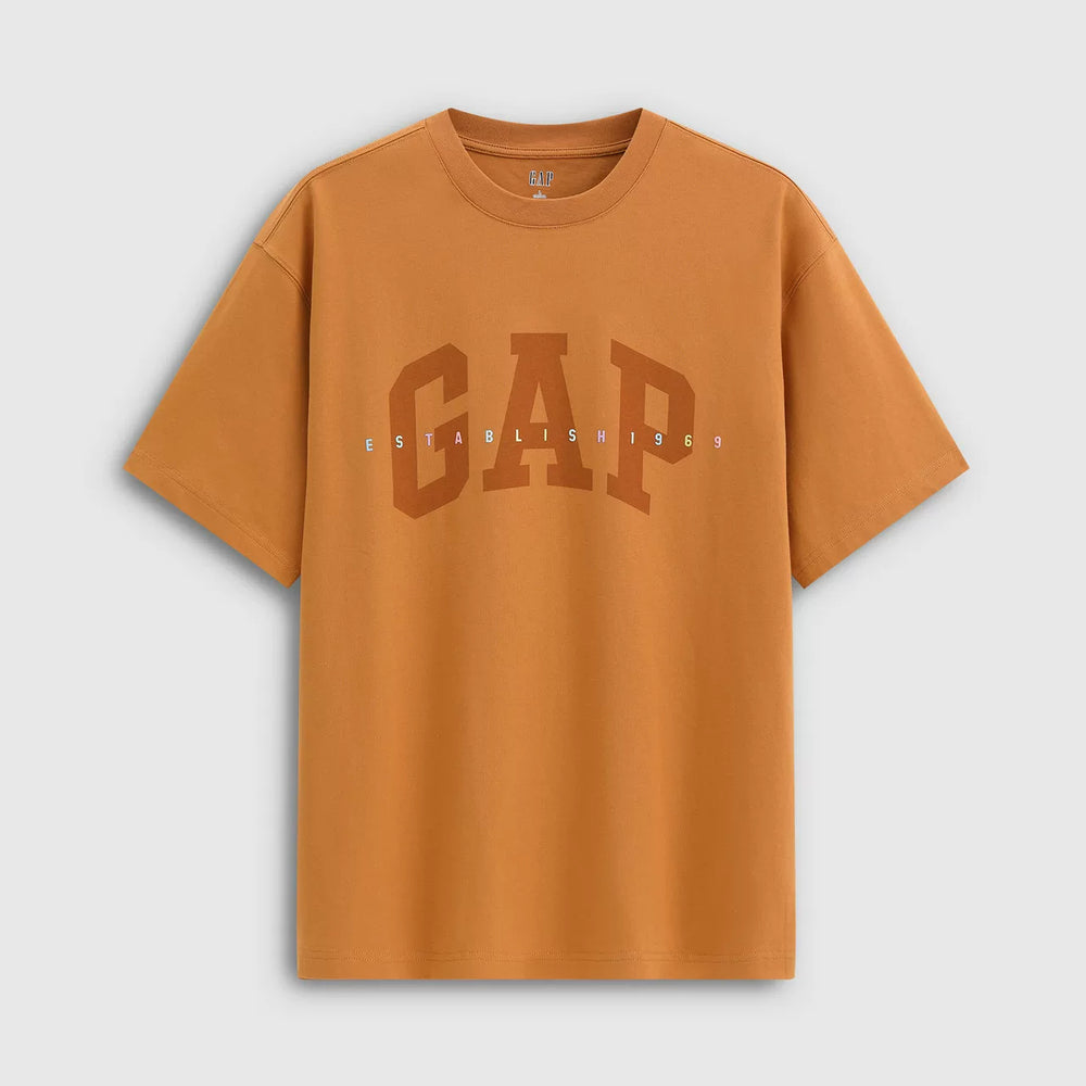 Cheng Yi endorses Gap Men's and Women's Wear 2026 Spring New Printed Logo Short sleeved T-shirt Top 868222
