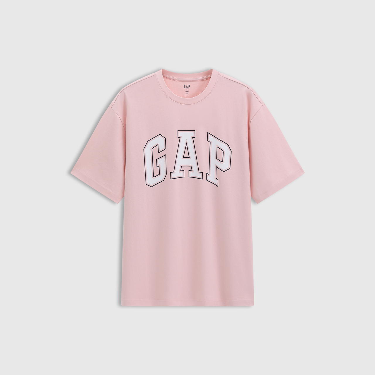 Cheng Yi endorses Gap men's and women's 2026 spring new classic pure cotton contrasting loose short sleeved T-shirt