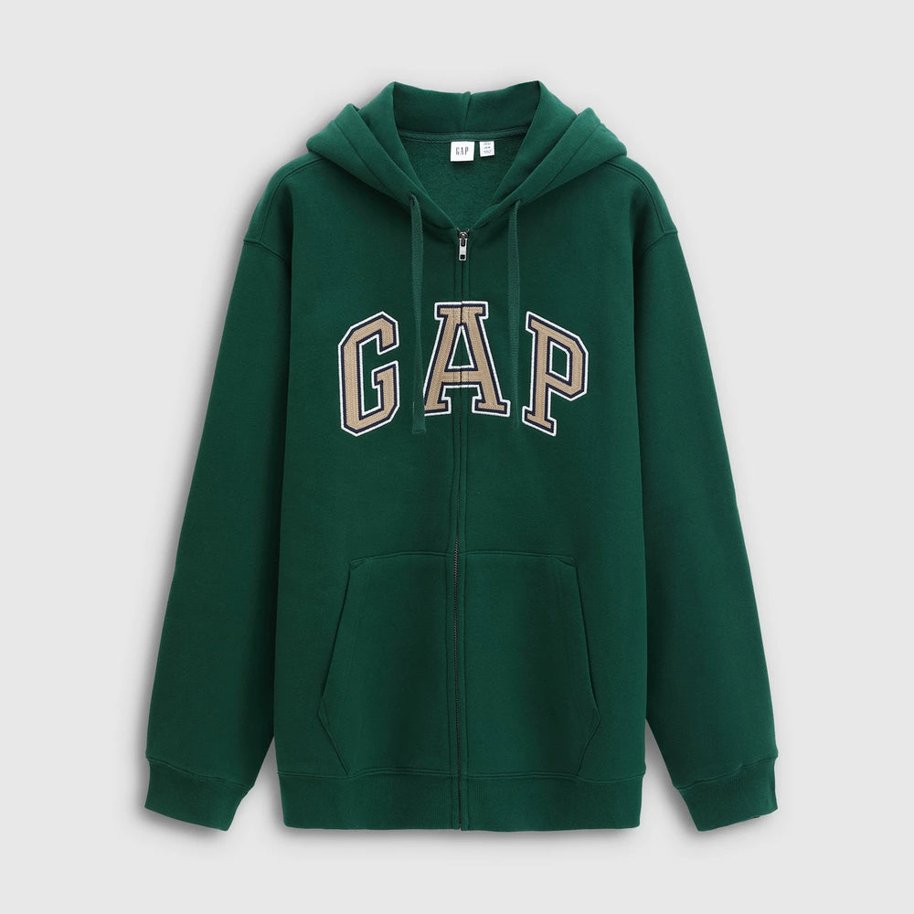 Cheng Yi endorses Gap men's and women's spring evergreen hoodie series hooded hoodie jacket 787439
