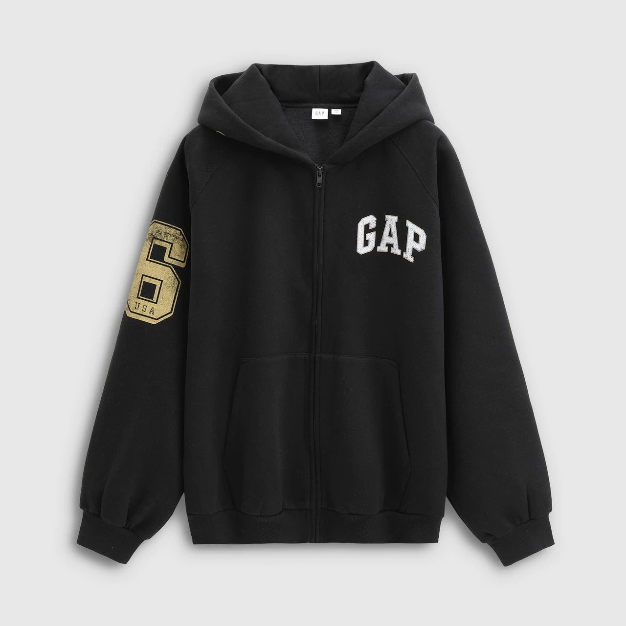 Cheng Yi's Gap Men's and Women's Spring Edition Logo Printed Fleece Hoodie Sweatshirt 788127