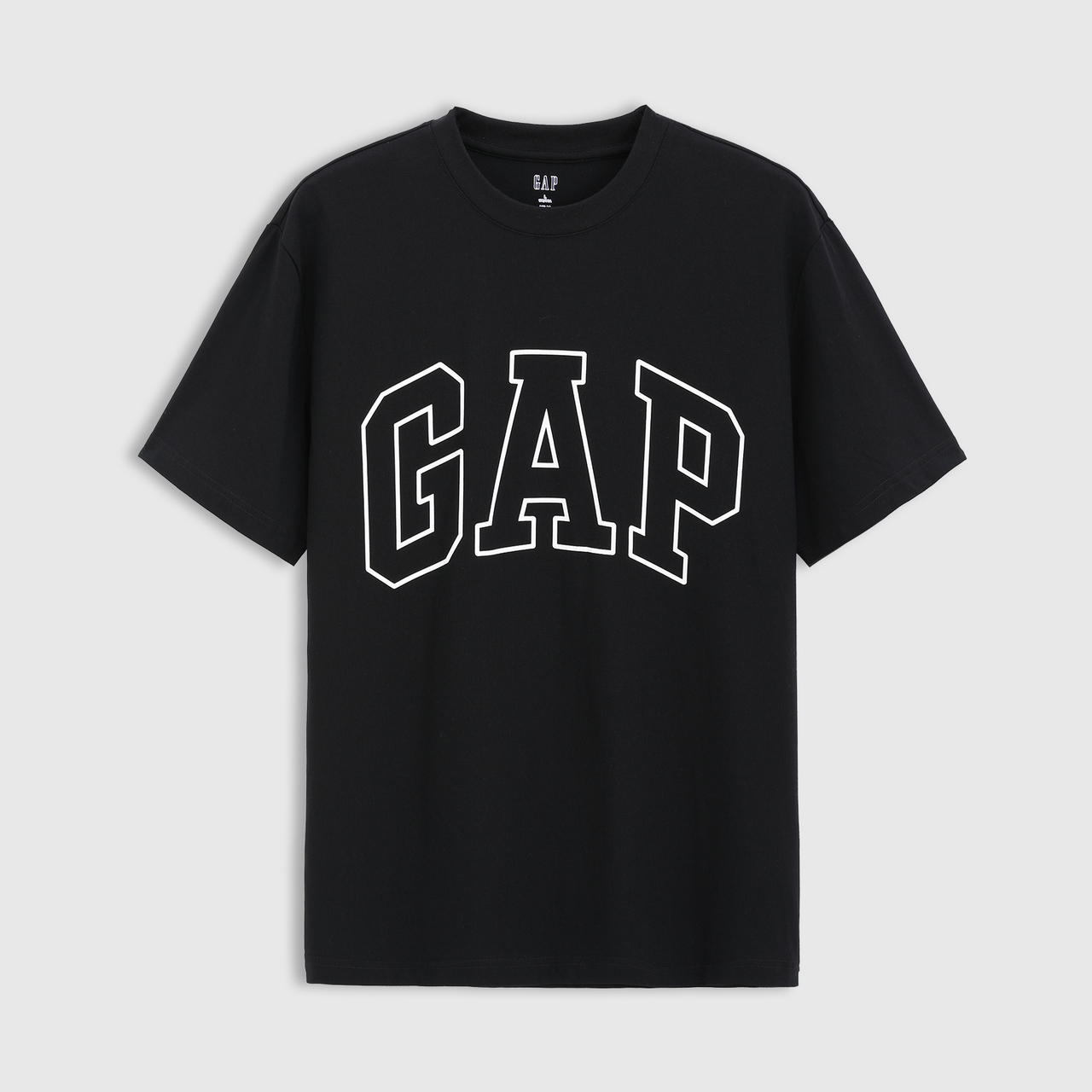 Gap2025春季新款短袖T恤纯棉美式宽松上衣男女装印花logo