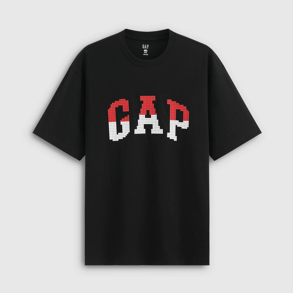 Cheng Yi endorses Gap Men's and Women's Wear 2026 Summer New Cotton Logo Printed Short sleeved T-shirt 891398