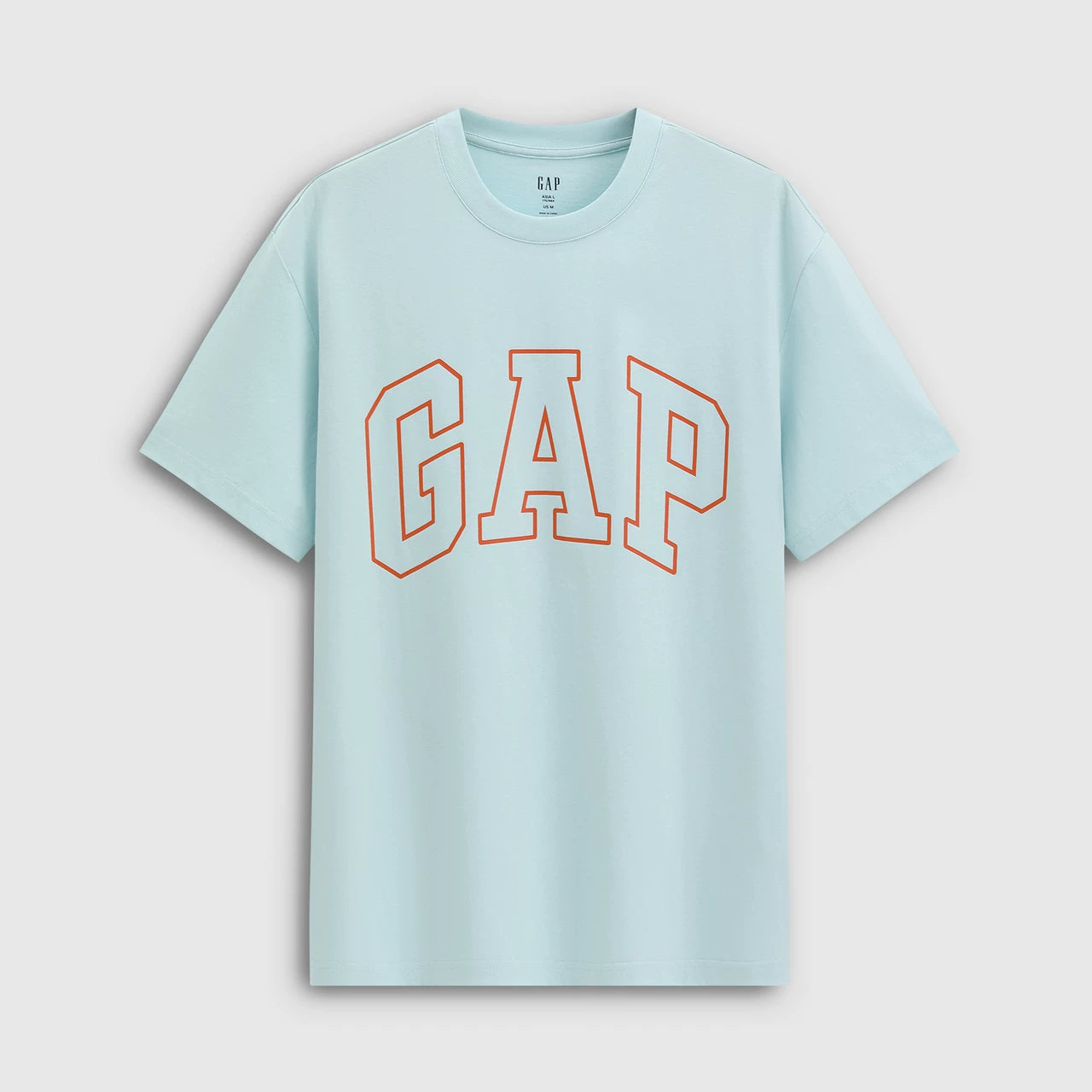Gap2025春季新款短袖T恤纯棉美式宽松上衣男女装印花logo