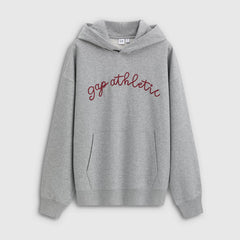 Cheng Yi endorses Gap men's and women's clothing for the spring of 2026, with embroidered logo and contrasting color hoodie 854715