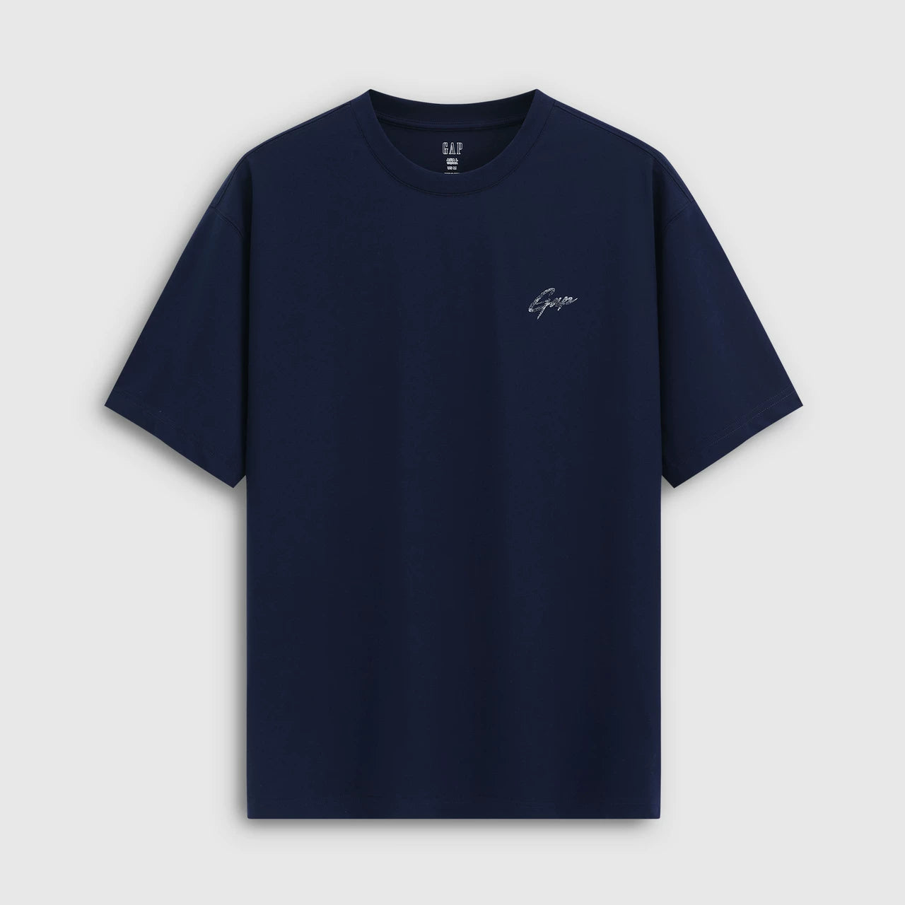 Gap men's and women's 2026 summer new moisture absorbing, quick drying, and cool feeling logo printed loose short sleeved T-shirt 891431