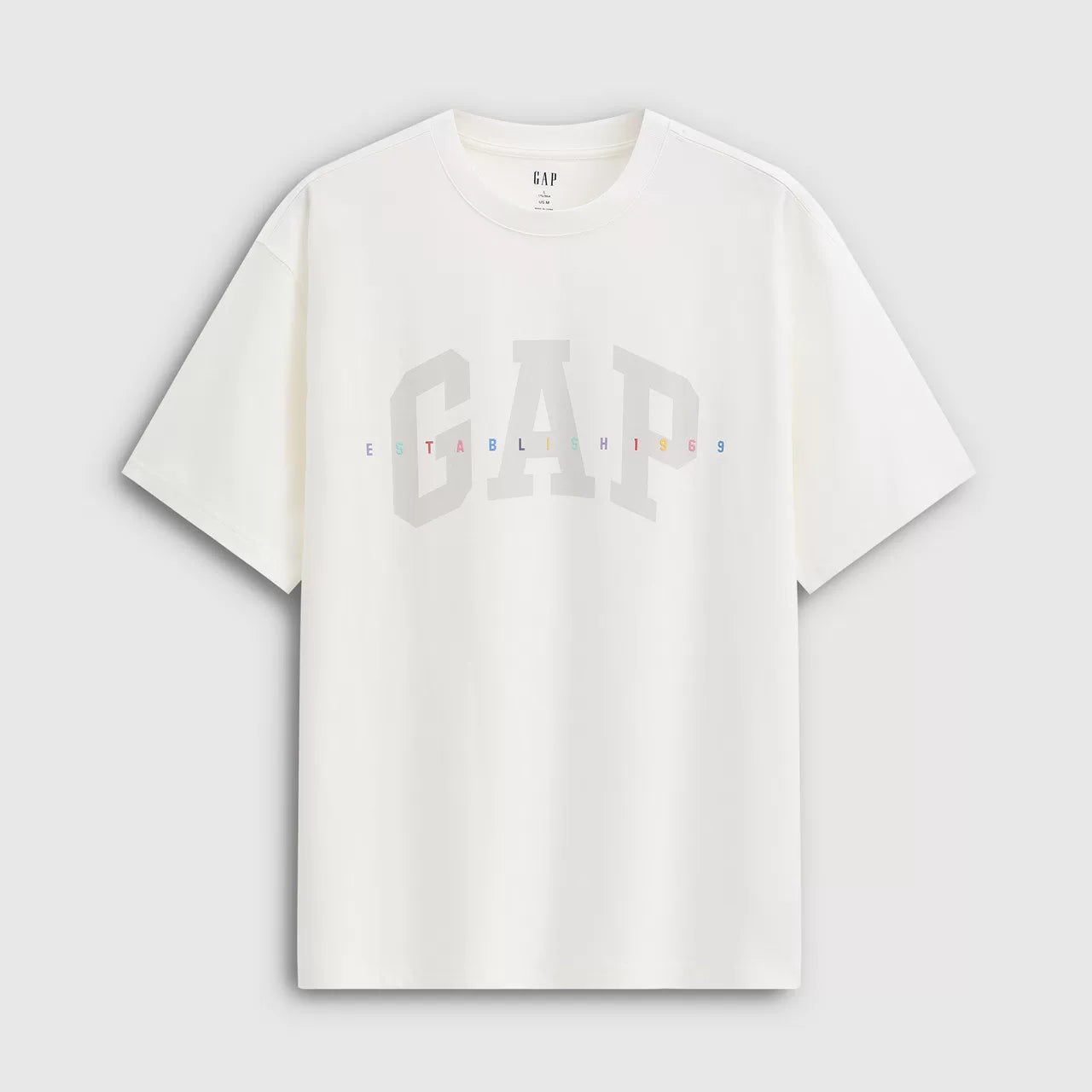 Cheng Yi endorses Gap Men's and Women's Wear 2026 Spring New Printed Logo Short sleeved T-shirt Top 868222