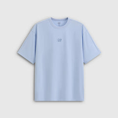 Cheng Yi endorses Gap men's and women's 2026 summer new logo offset round neck short sleeved T-shirt 891413