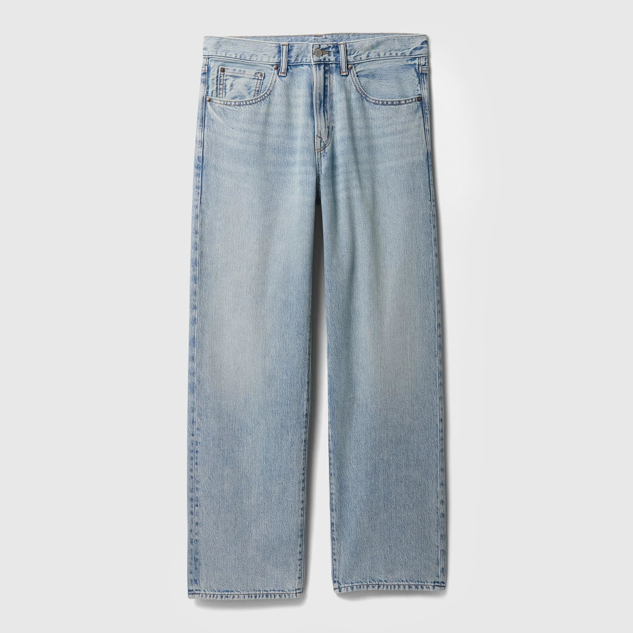 Cheng Yi endorses Gap men's spring cotton Lyocell blend washed straight leg jeans US version 703775