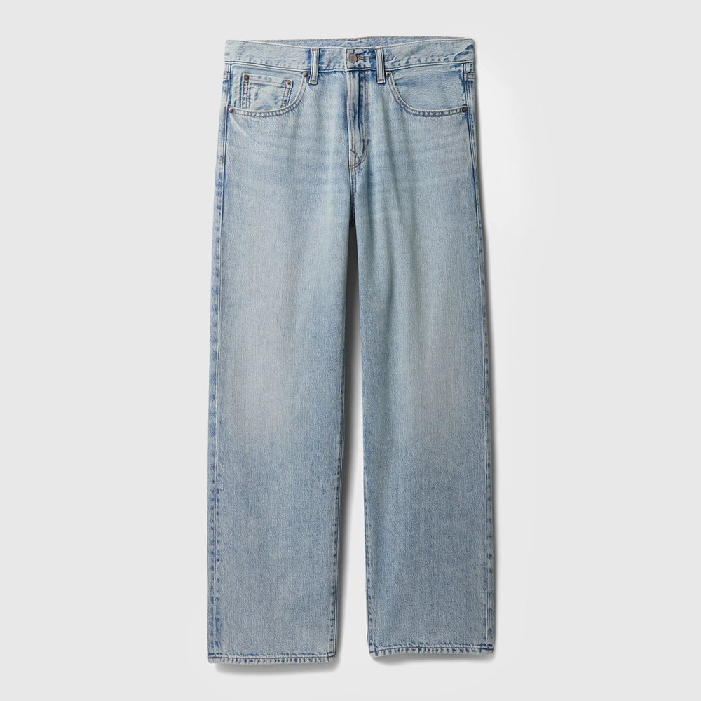 Cheng Yi endorses Gap men's spring cotton Lyocell blend washed straight leg jeans US version 703775