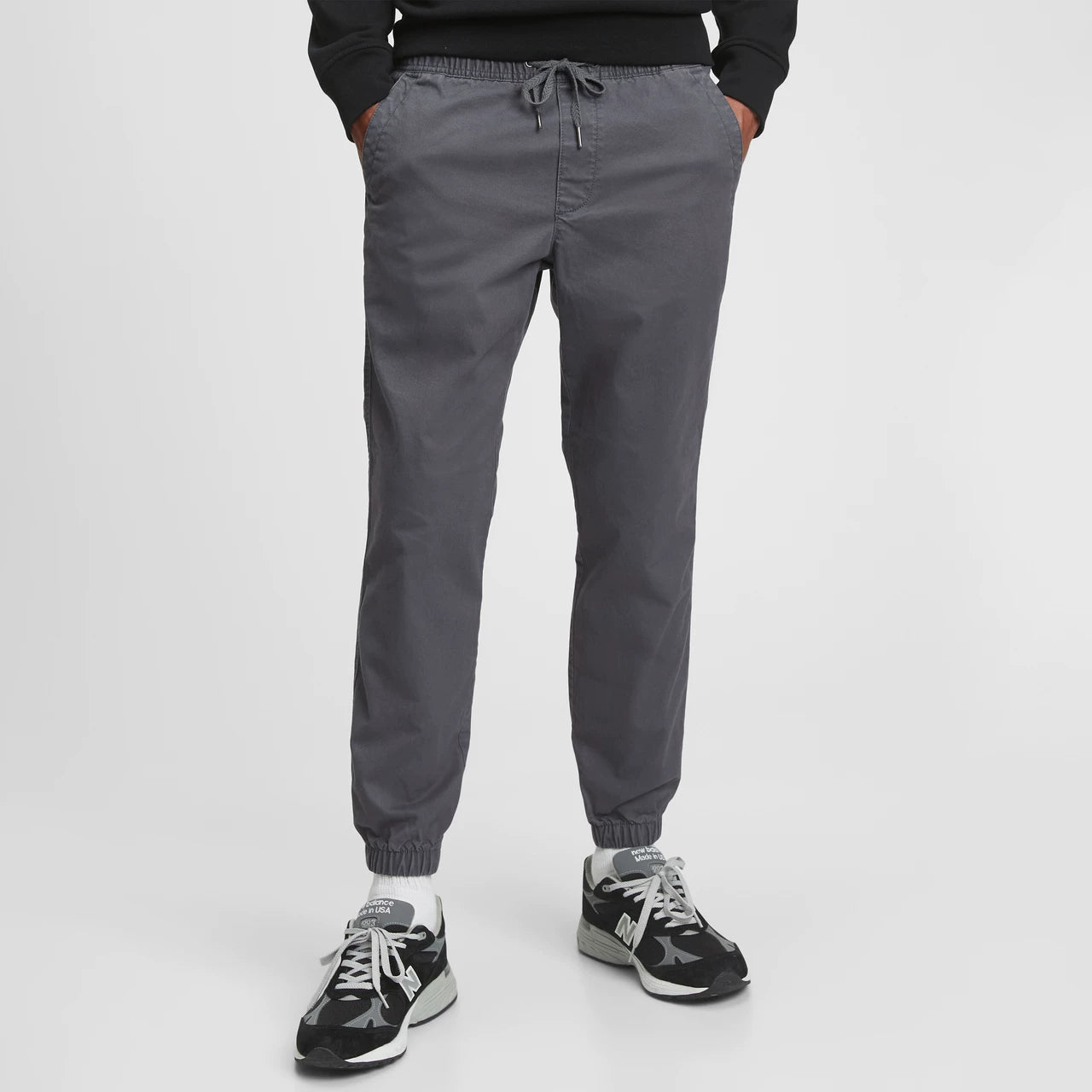 Gap men's twill cotton slim fit ankle pants US version mid waist casual pants new style