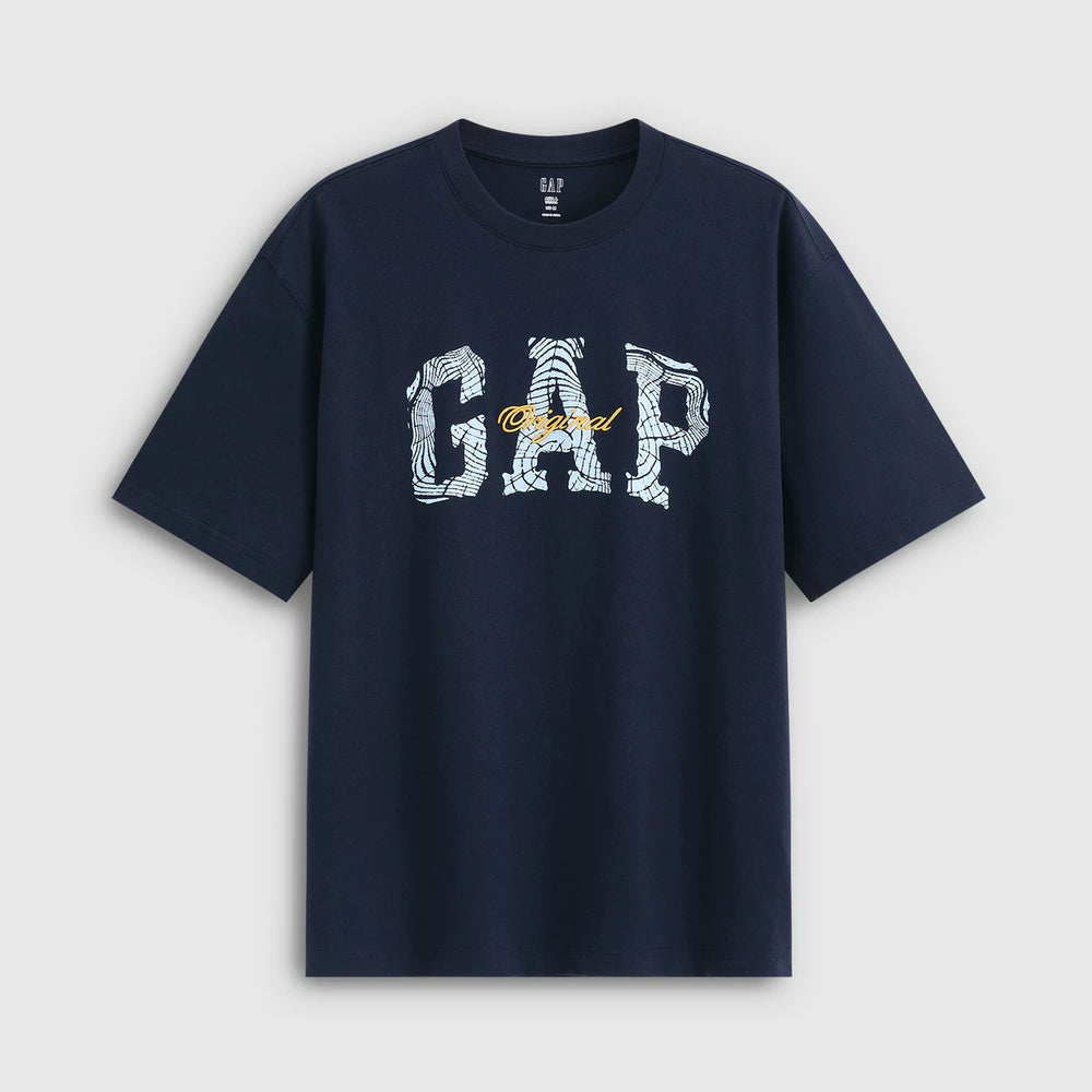 Gap Men's and Women's 2026 Summer New Cotton Logo Printed Loose Short sleeved T-shirt Casual Top 891522