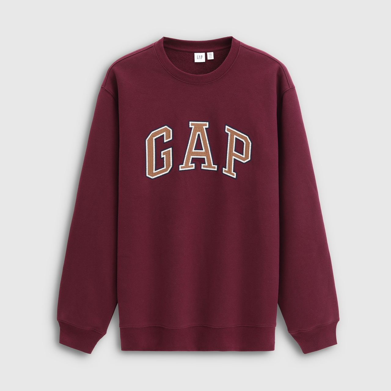 Cheng Yi endorses Gap men's and women's spring new heavyweight fleece loose round neck sweatshirt 787440