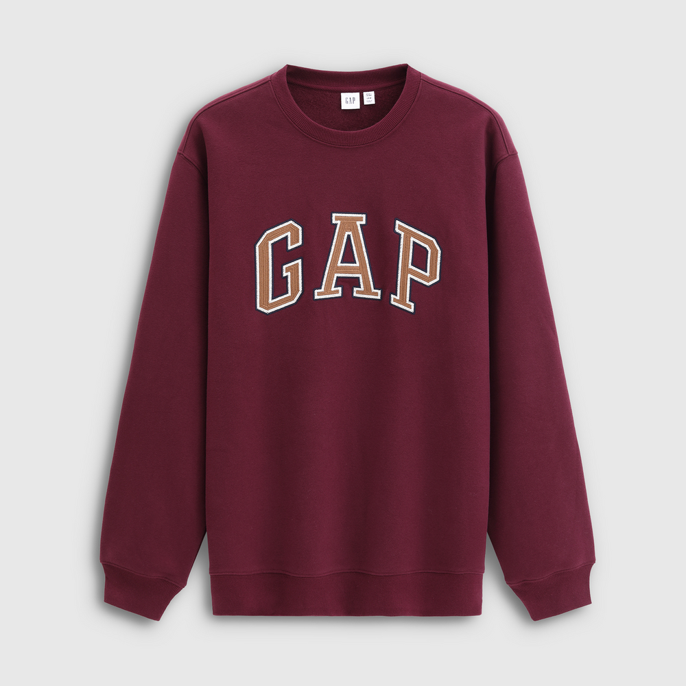Cheng Yi endorses Gap men's and women's spring new heavyweight fleece loose round neck sweatshirt 787440