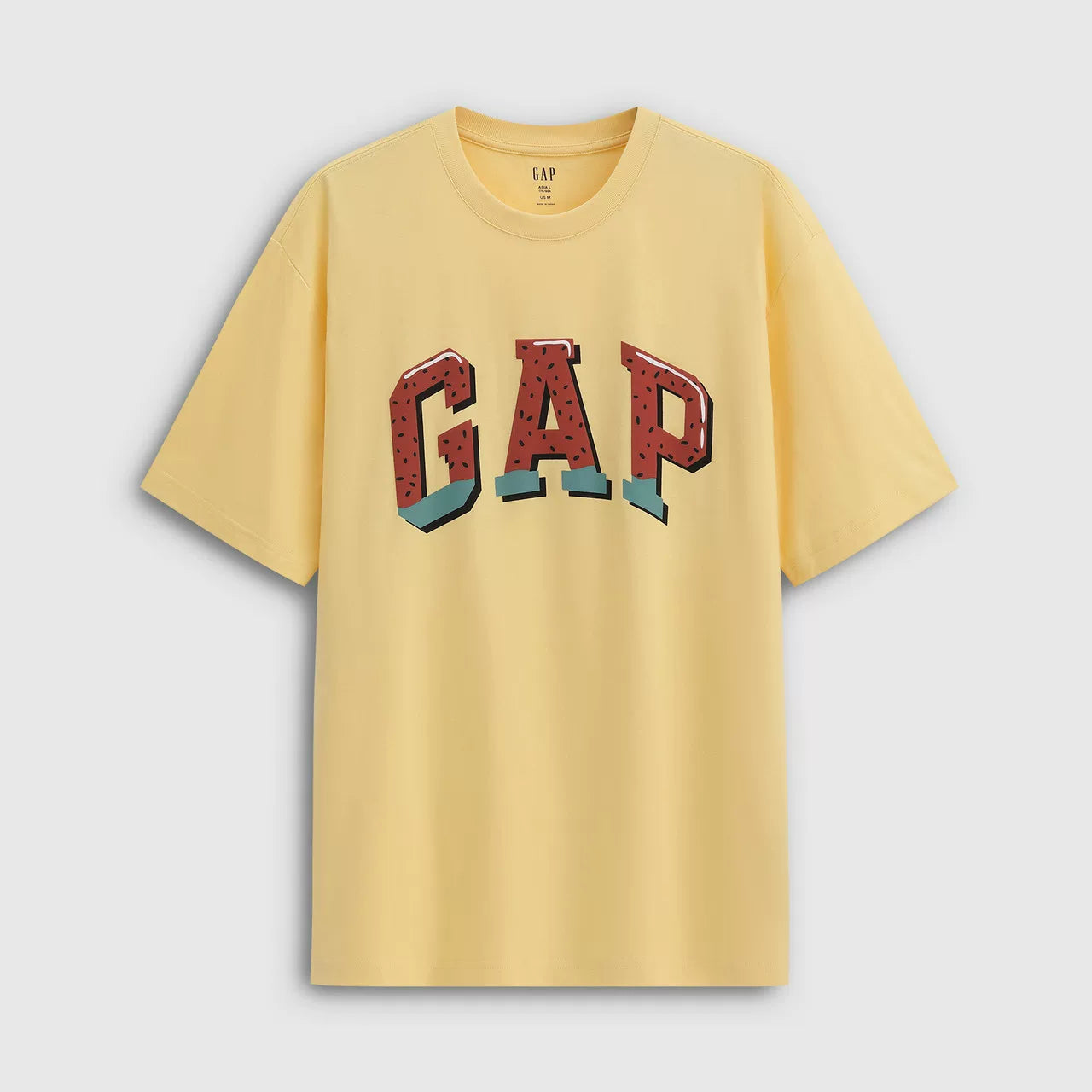 Cheng Yi endorses Gap men's and women's 2026 spring new classic pure cotton contrasting loose short sleeved T-shirt