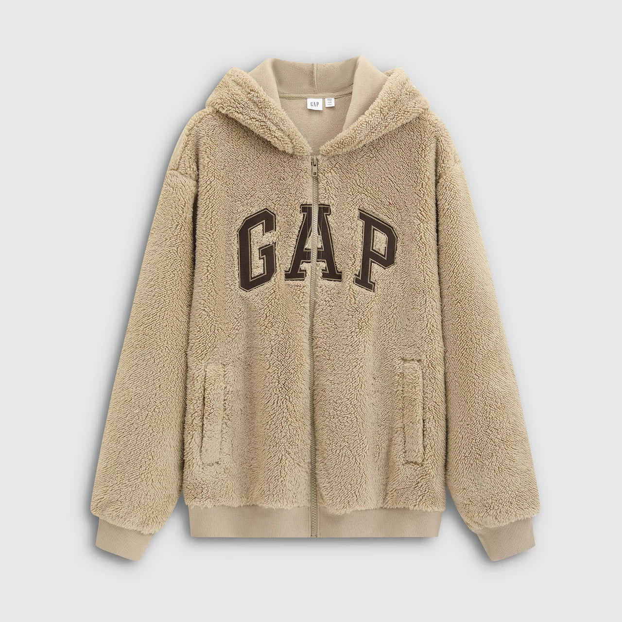 Cheng Yi endorses Gap men's and women's spring new logo, hugging fleece hoodie, sweatshirt 786514