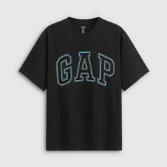 Cheng Yi endorses Gap men's and women's 2026 summer edition pure cotton logo letter loose short sleeved T-shirt 854736