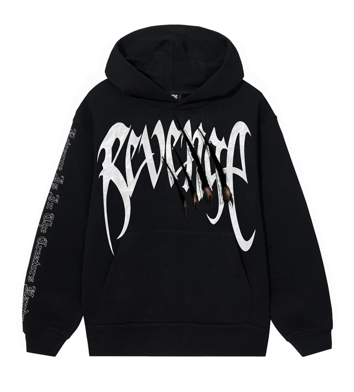 Revenge Arch Logo Claw Hoodie Black/White