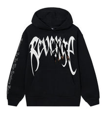 Revenge Arch Logo Claw Hoodie Black/White
