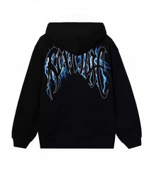 Revenge Blue Lighting Arch Logo Hoodie