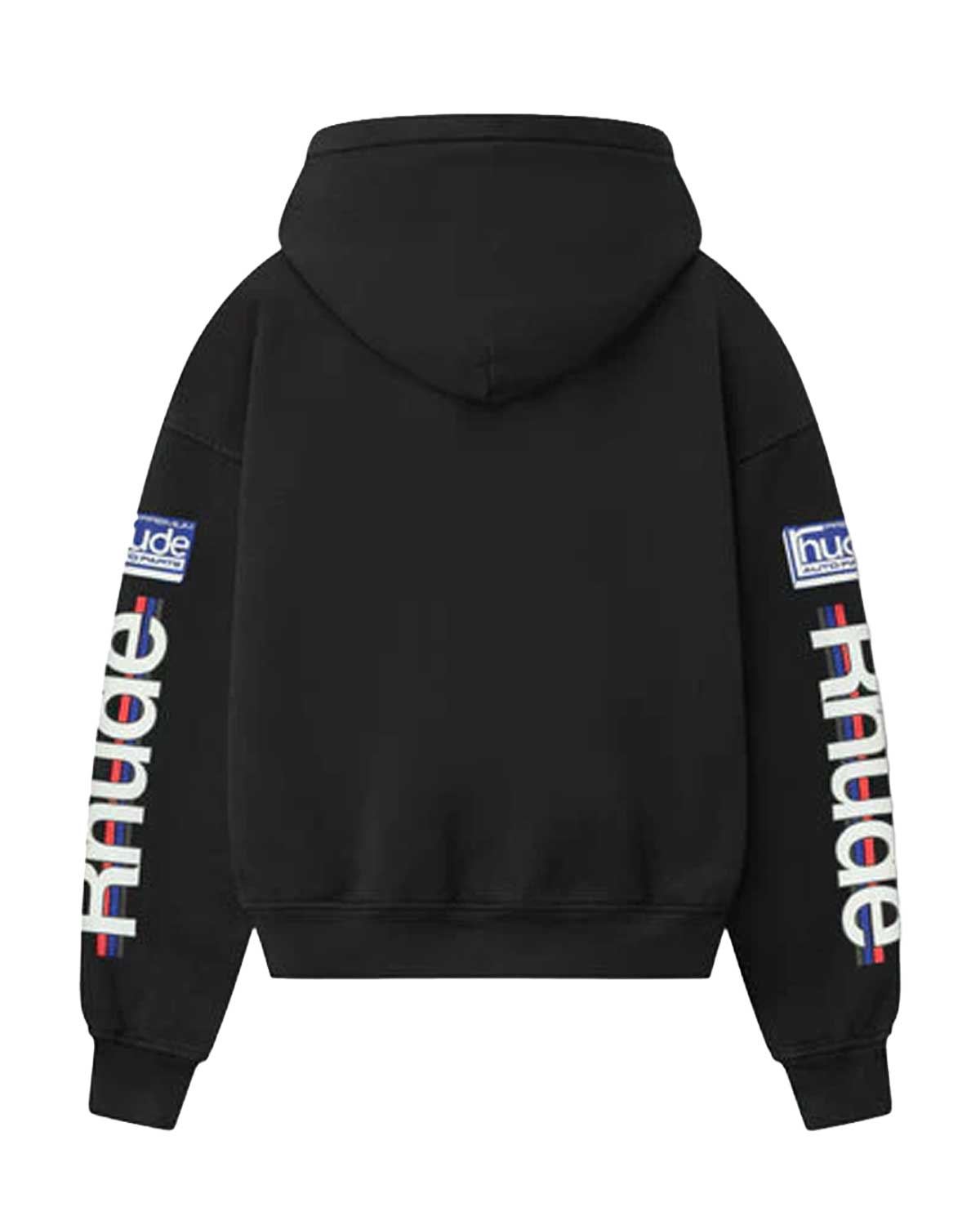 Rhude Petrol Patch Hoodie Black