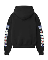 Rhude Petrol Patch Hoodie Black