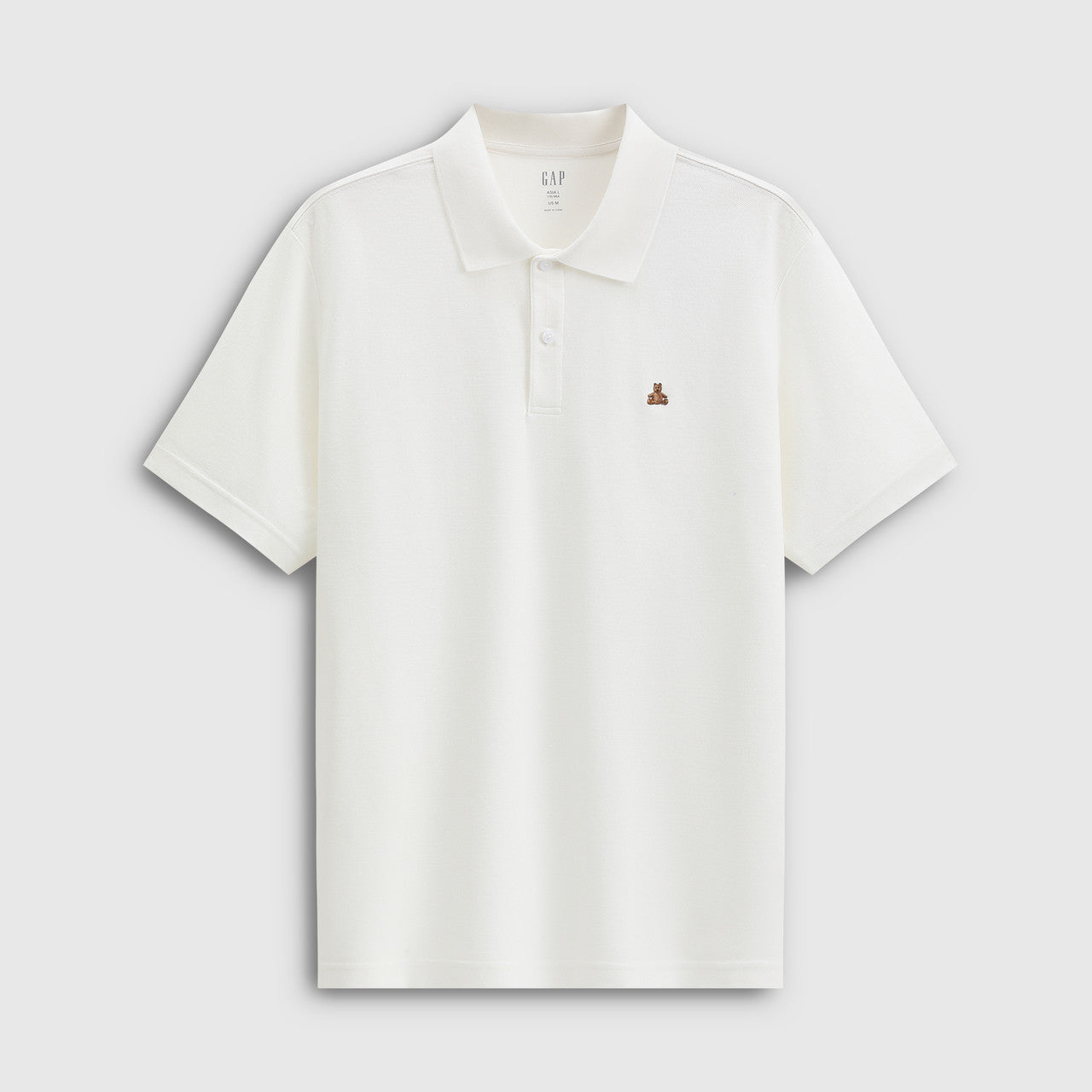 Gap Men's Summer New Style Embroidered Short-Sleeved Collared Polo Shirt