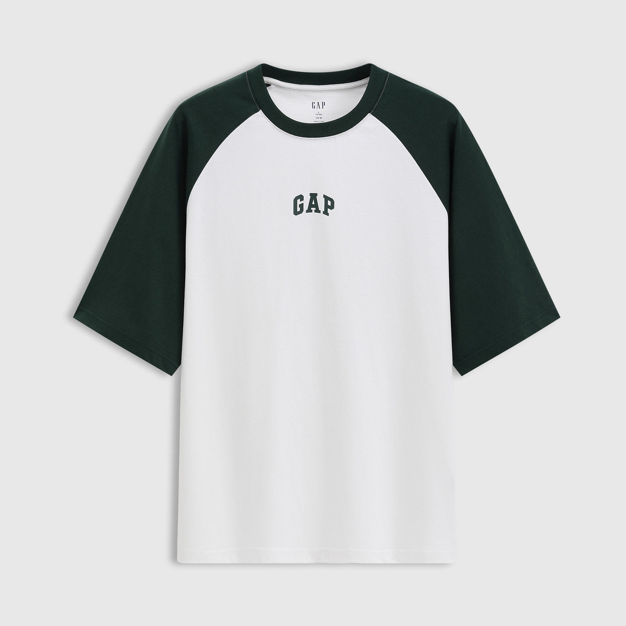 Gap Summer Collection Printed Logo Contrast Shoulder T-Shirt