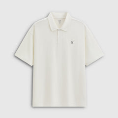 Gap Summer Cotton Bear Embroidered Short-Sleeved Collared Polo Shirt
