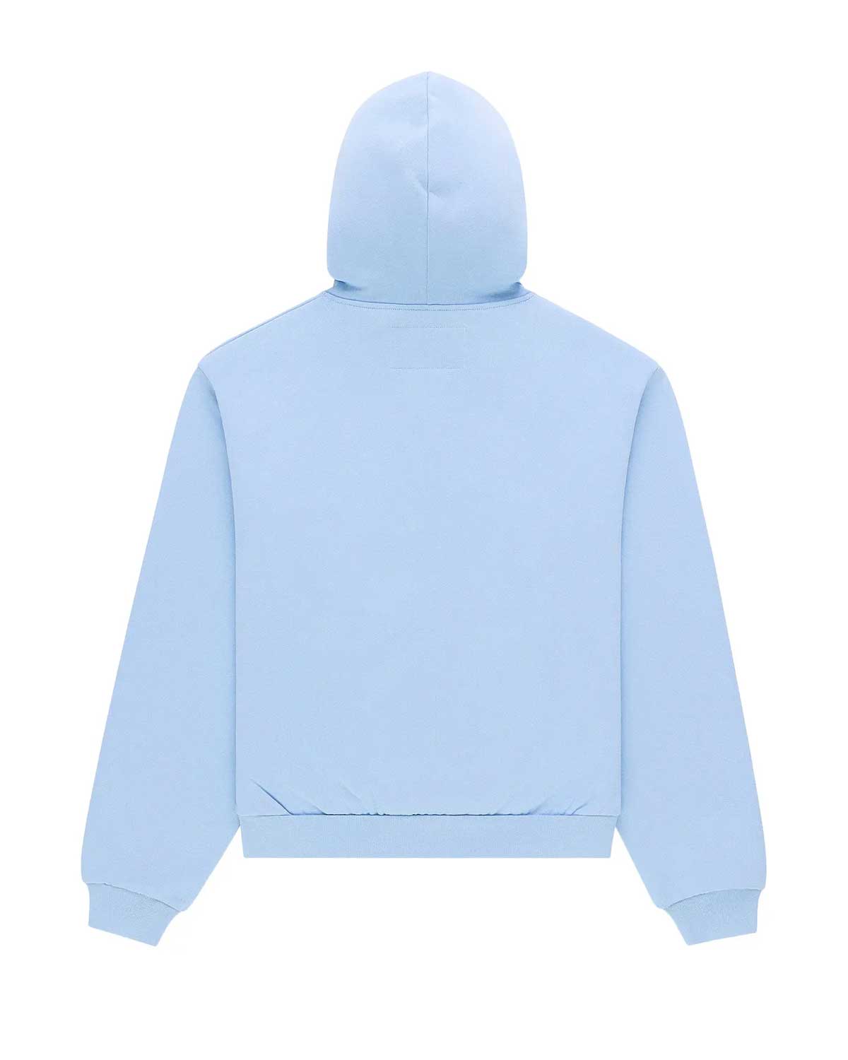 Sp5der OG Logo Mixed Stone Zip Up Hoodie Rock Blue