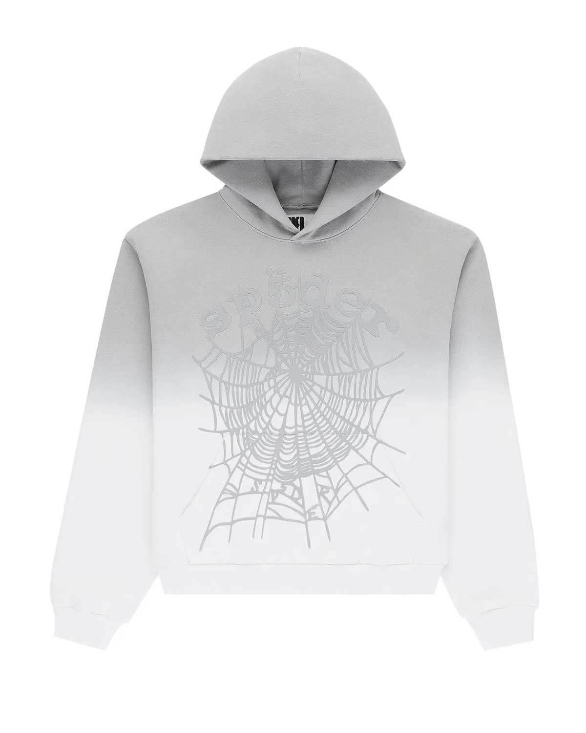 Sp5der OG Web Ombré Hoodie Sport Grey