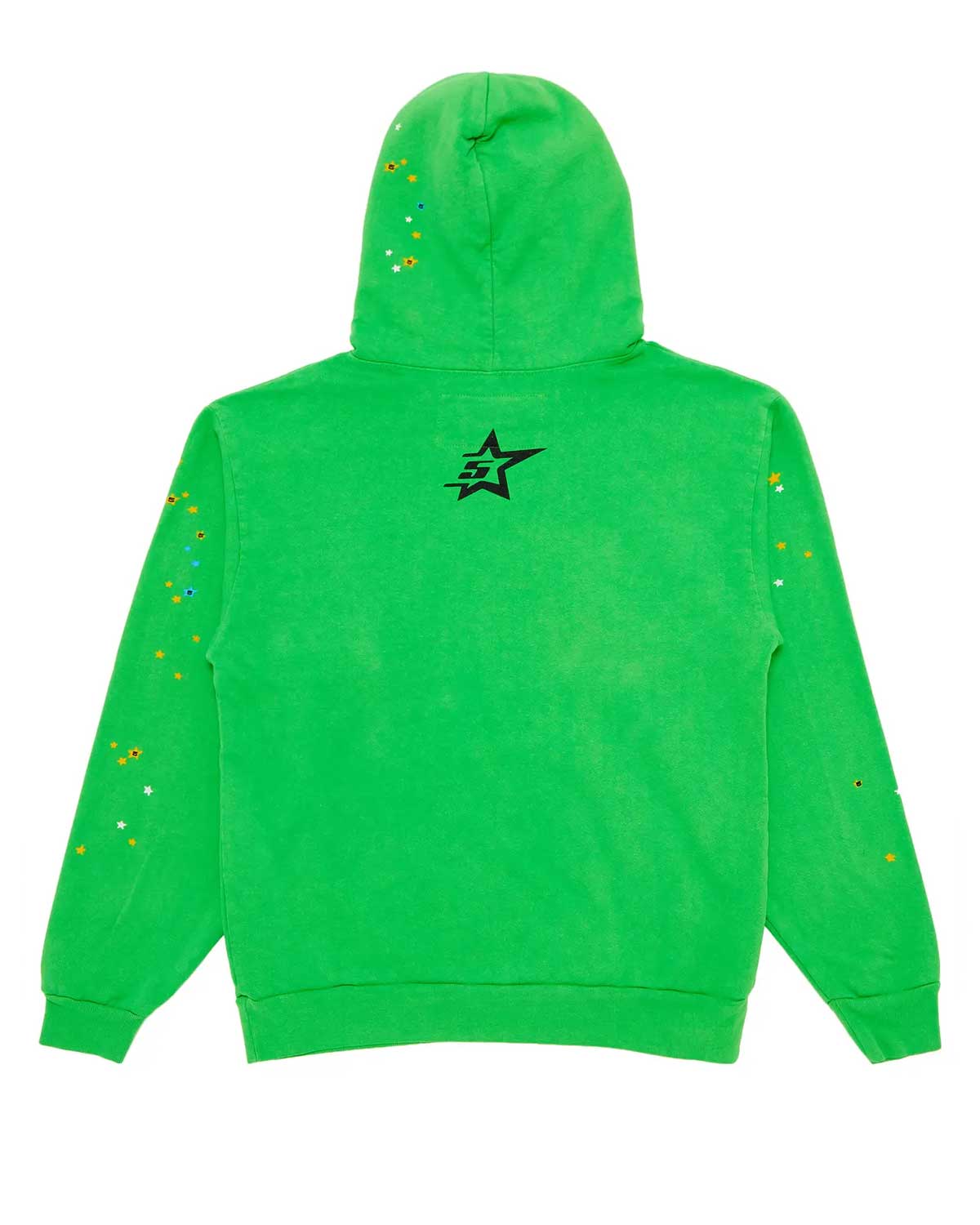 Sp5der P*nk Hoodie V2 Rhinestone Slime Green