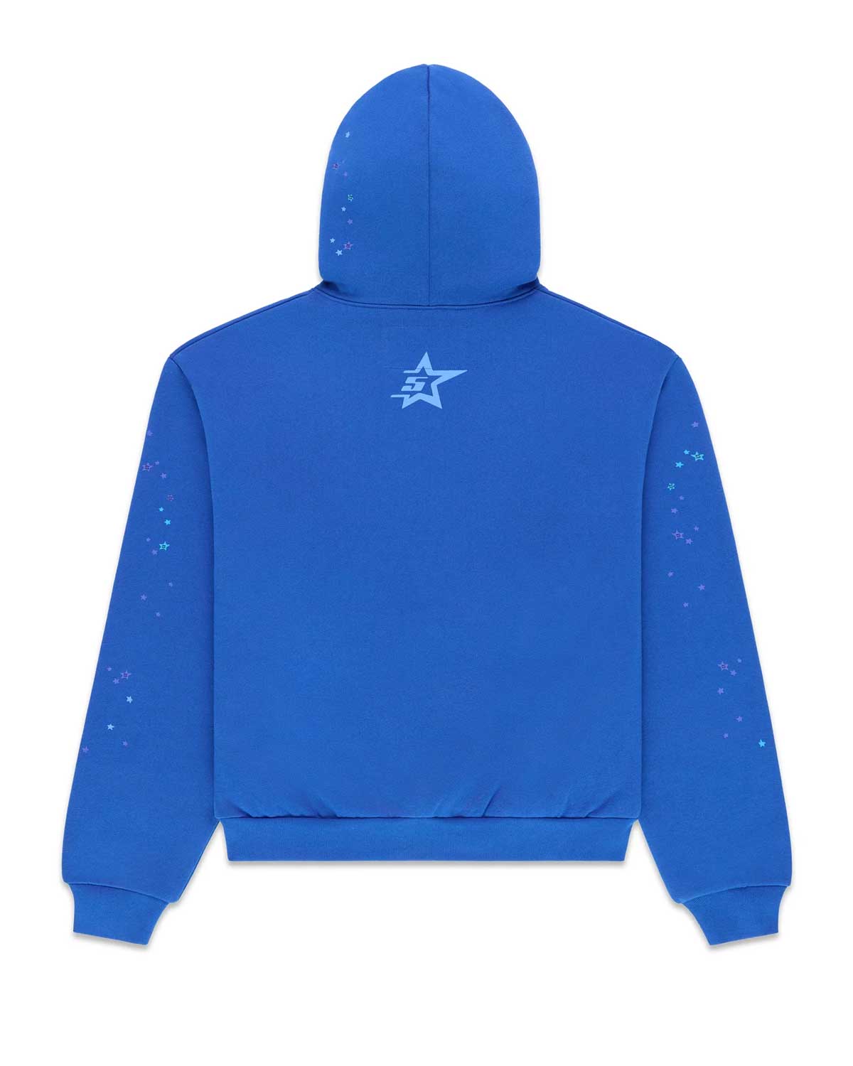 Sp5der Rhinestone Punk V2 Hoodie Blue