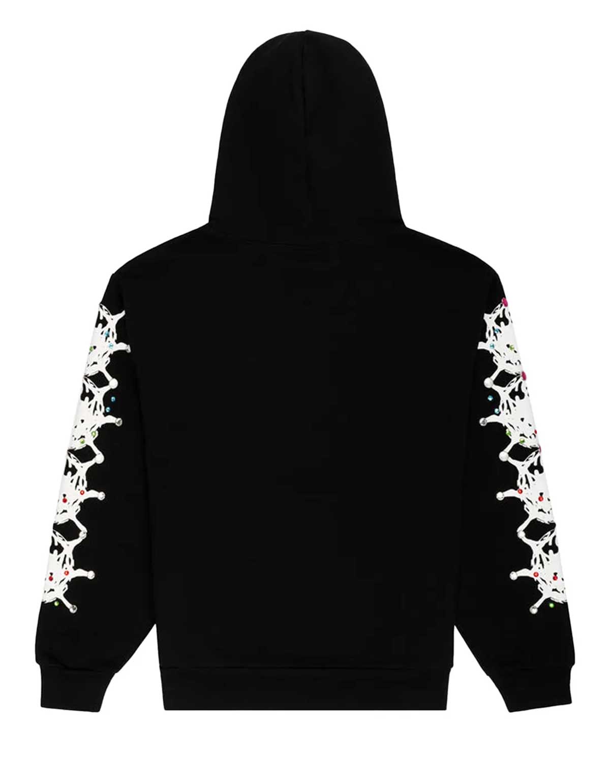 Sp5der Stone Hoodie Black