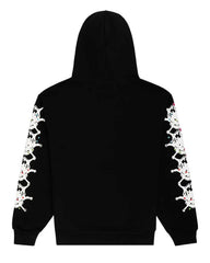 Sp5der Stone Hoodie Black