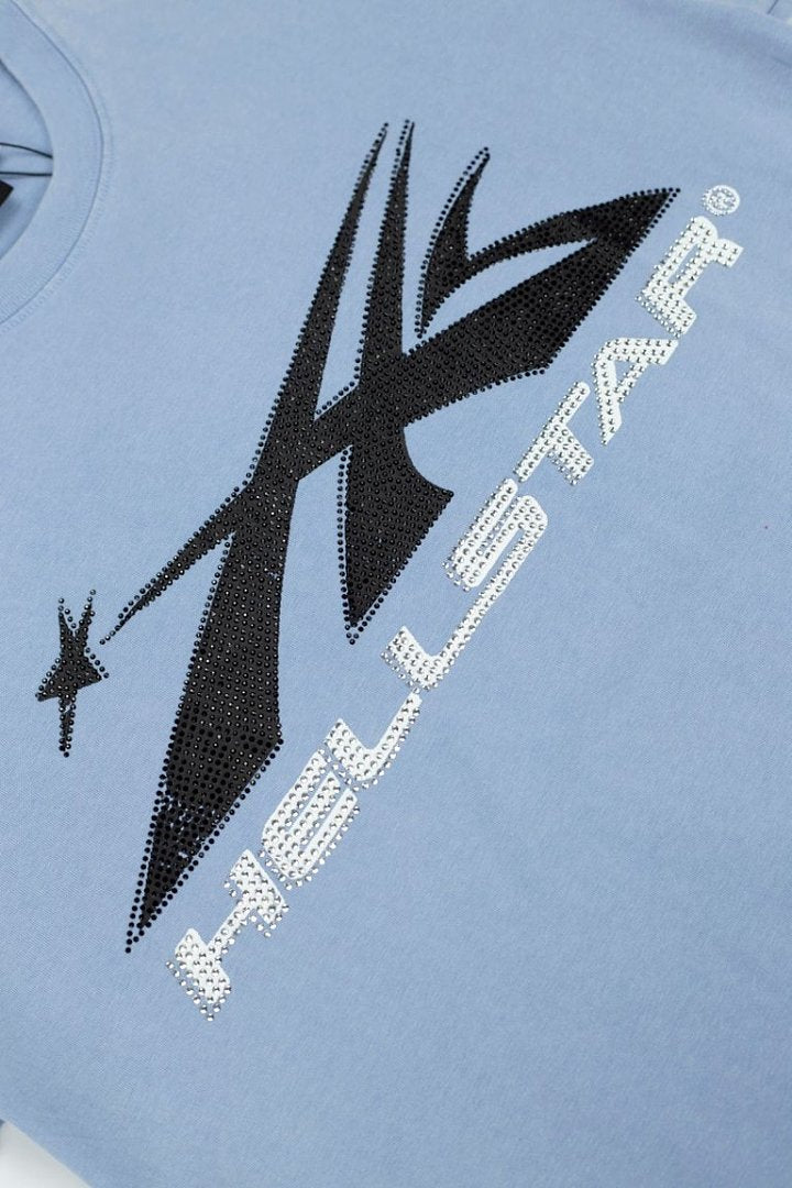 Hellstar Classic Logo Light Blue T-Shirt