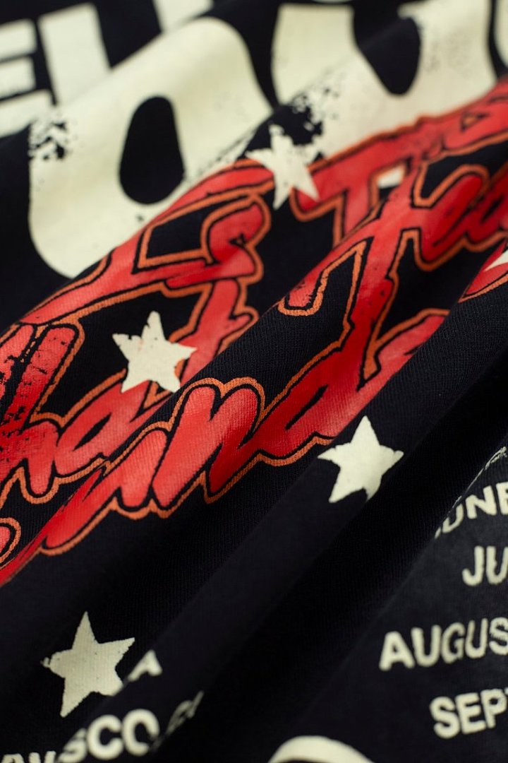 Hellstar Racing Logo Washed Oversized T-Shirt – Black