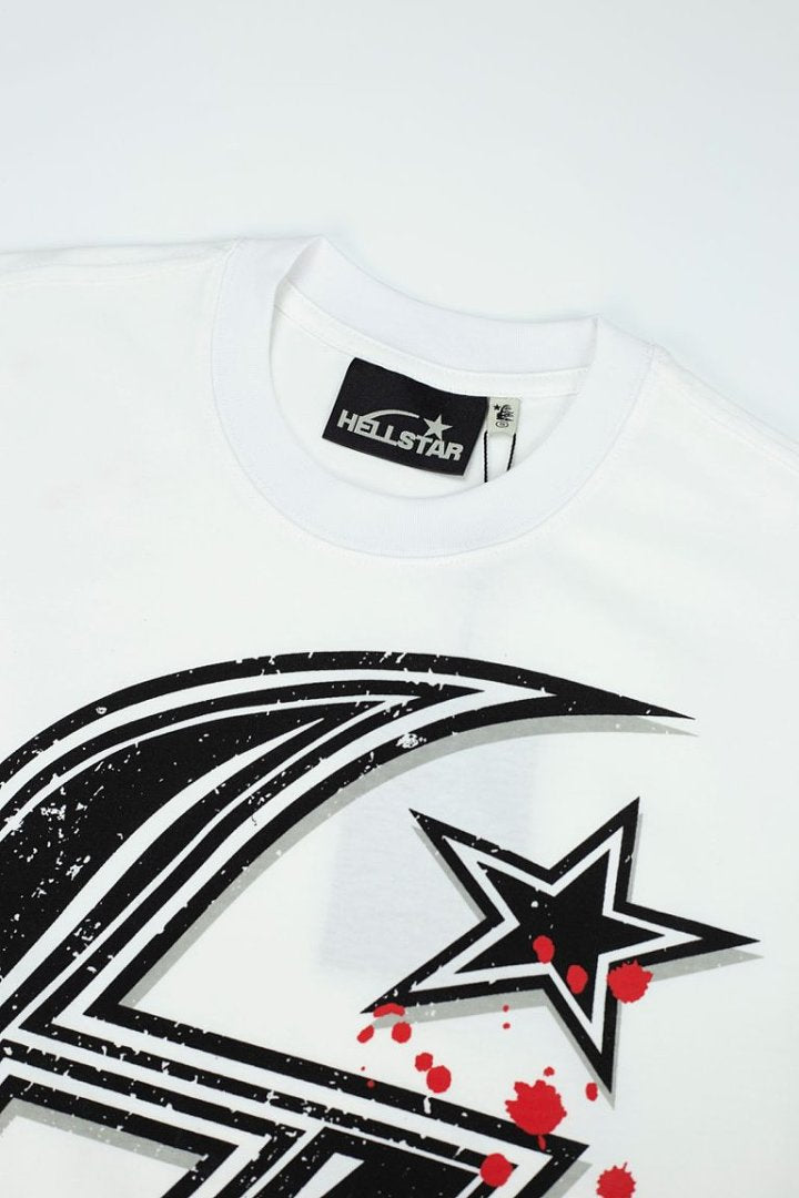 Hellstar Splatter Star "H" Oversized Graphic T-Shirt